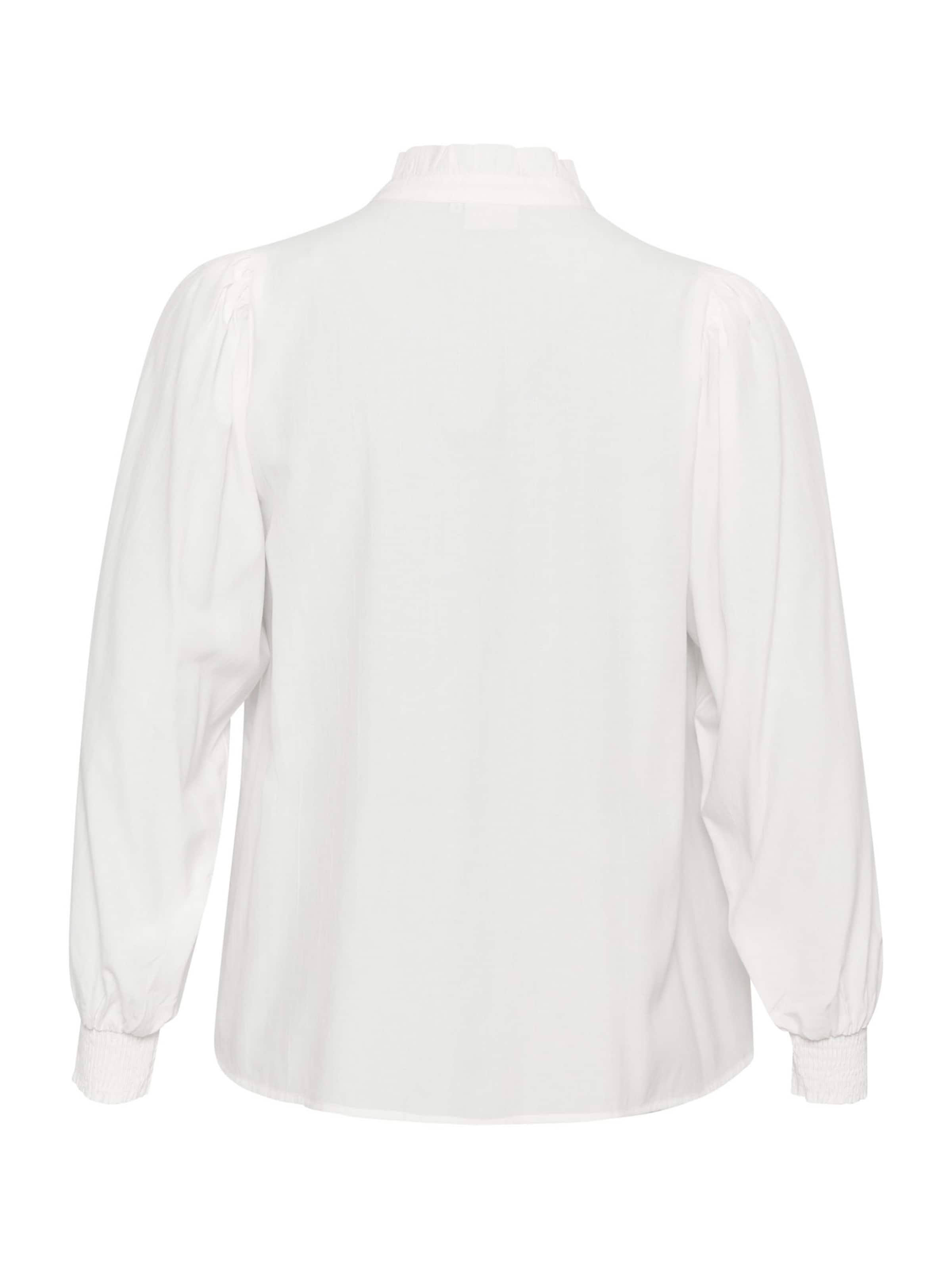 KAFFE CURVE Bluza 'Dorina' | bela barva