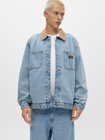 Pull&Bear Between-season jacket in Blue: front