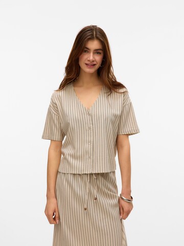 VERO MODA Блузка 'VMJESMILO' в Серый: спереди