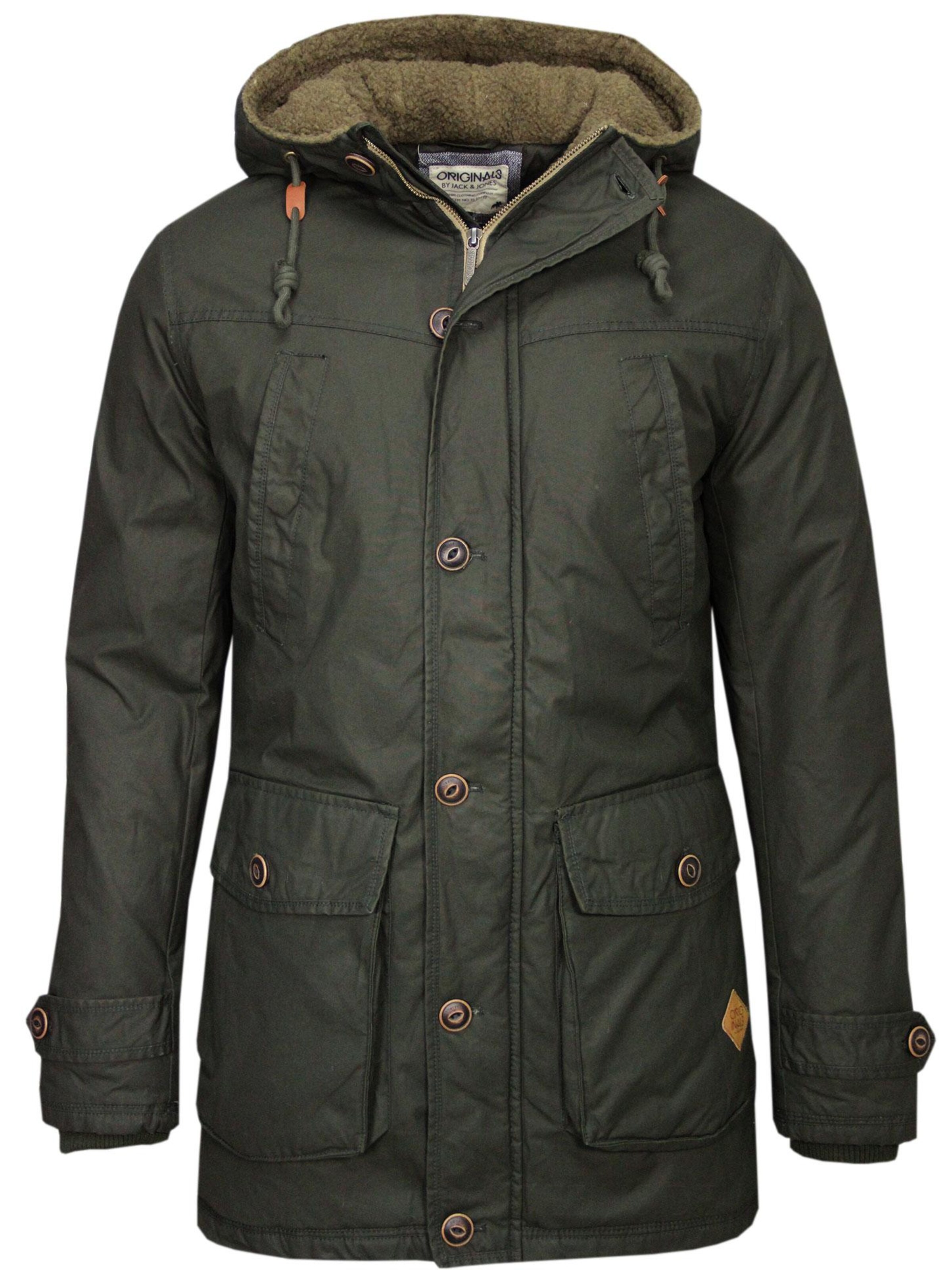 JACK & JONES Winterparka in dunkelgrün, Produktansicht