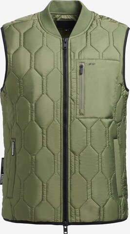 khujo Vest 'Liew' in Green: front