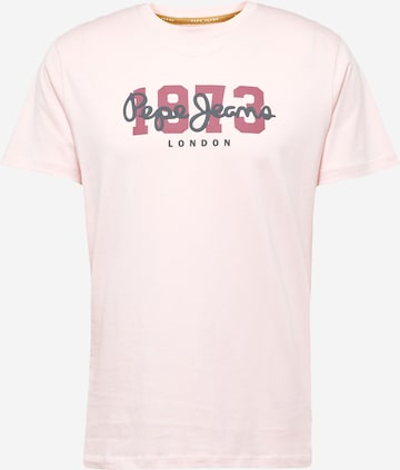Pepe Jeans Тениска 'WOLF' в розово: отпред