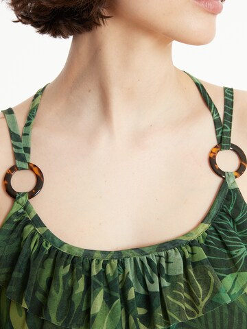 Robe 'Ziela' Ana Alcazar en vert