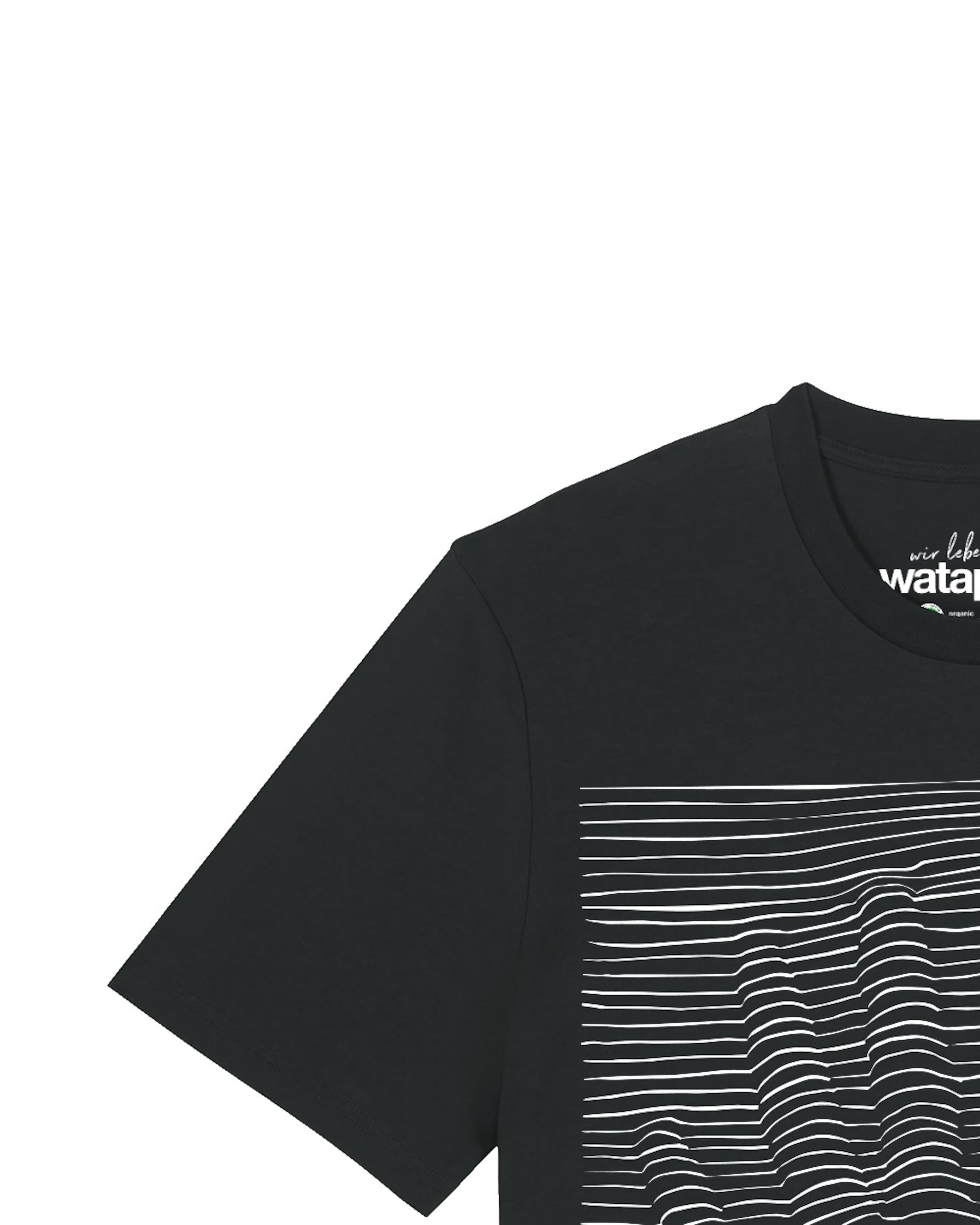 Watapparel Shirt '3Dillusion' in Zwart