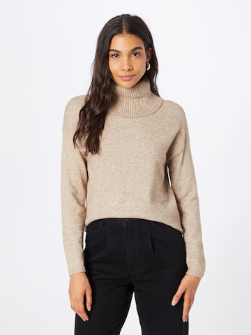 ONLY Sweter 'LEVA' w kolorze beżowy: przód