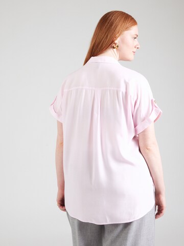 Chemisier 'VMCBUMPY' Vero Moda Curve en rose