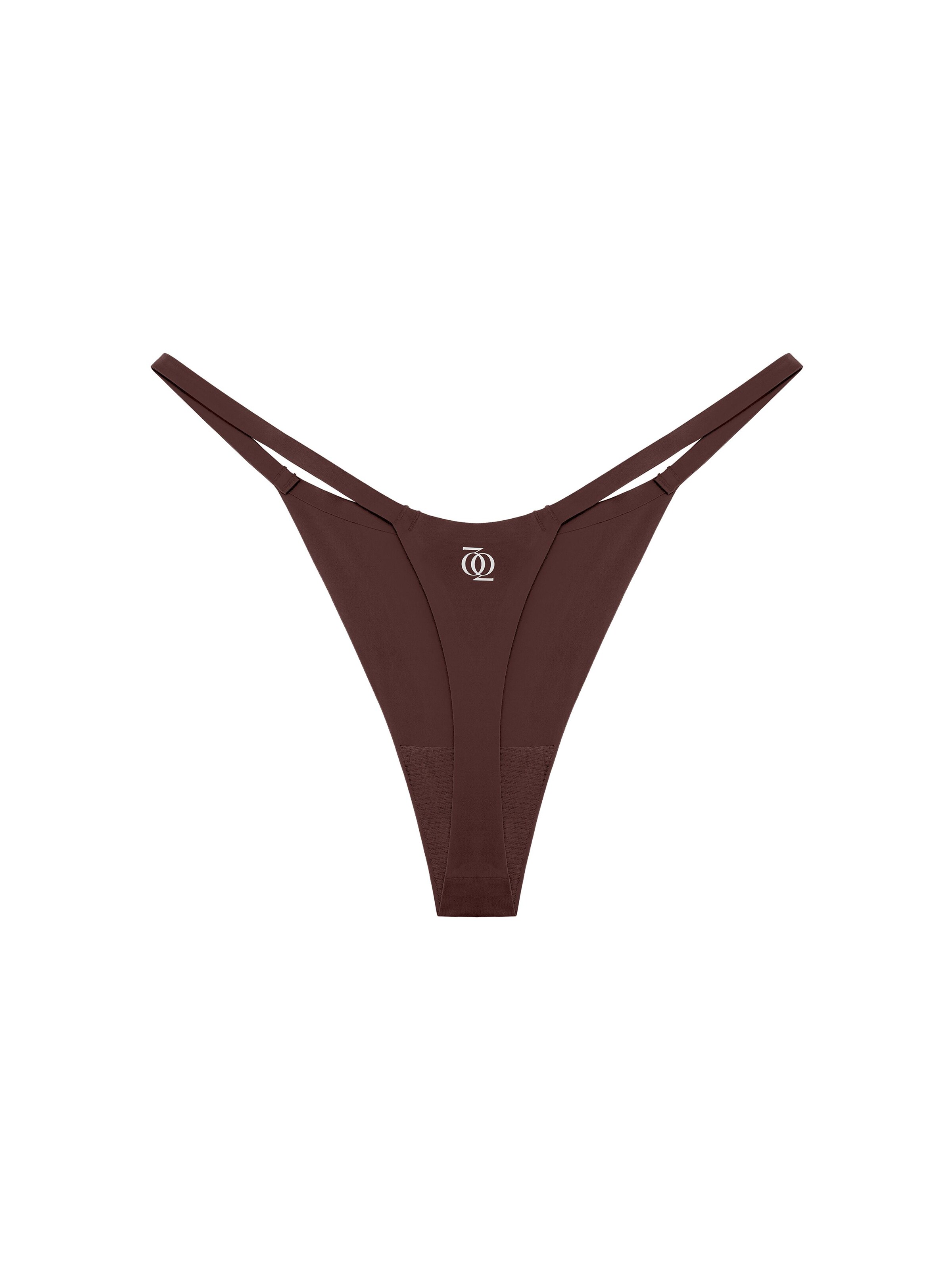 GOD SAVE QUEENS Thong 'Second Skin' in Brown