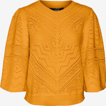 VERO MODA Sweater 'BERNADETTE' in Yellow: front