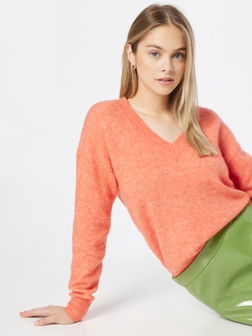 MSCH COPENHAGEN Sweter 'Lisa Hope' w kolorze pomarańczowy