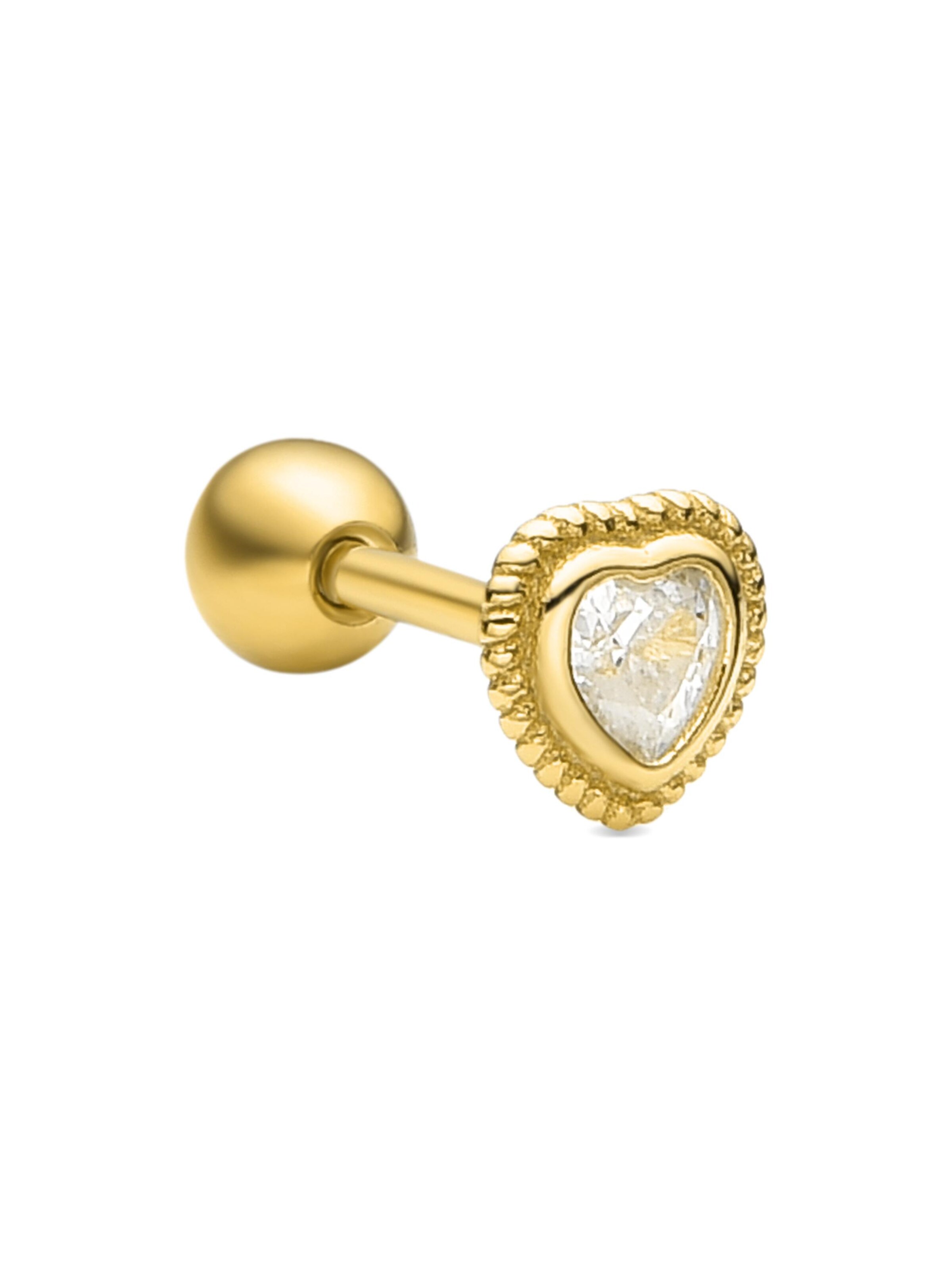 Luxenter Piercingsmykke 'Aimba' i guld: forside