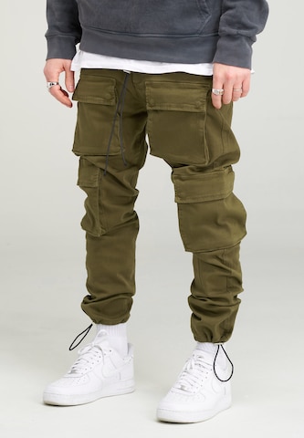 2Y Premium Regular Cargo Pants 'ELIAS' in Green