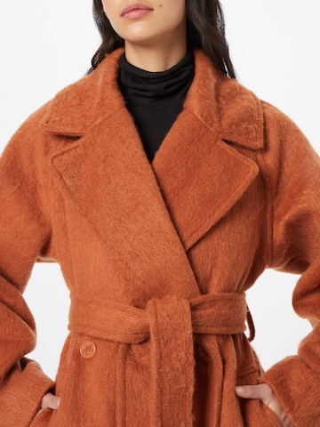 WEEKDAY Between-Seasons Coat 'Kia' in Brown