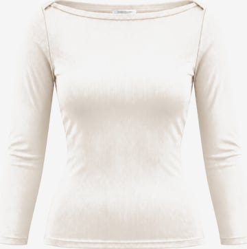 SASSYCLASSY Shirt in Beige: Vorderseite