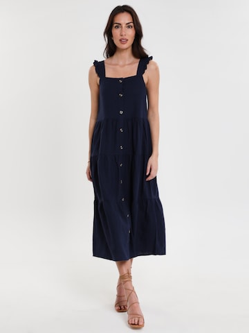 Threadbare - Vestido de verão 'Oak' em azul: frente