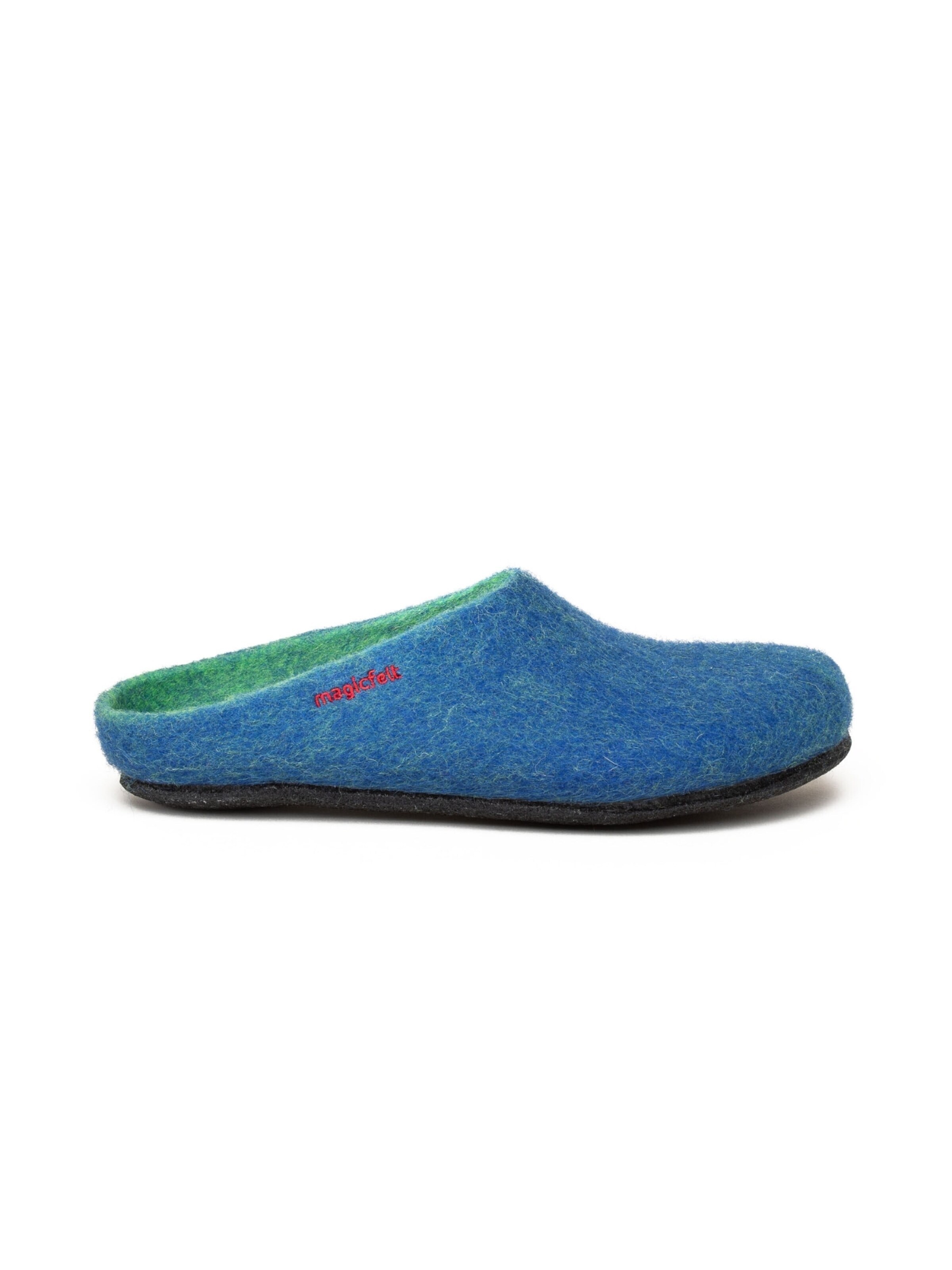 MagicFelt Slippers 'Filzpantoffel Magicfelt 709' in Blue