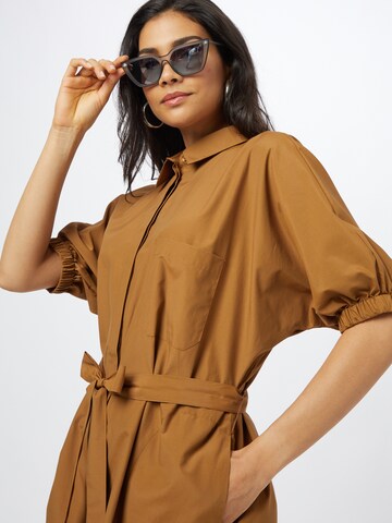 Soyaconcept Shirt Dress 'Netti' in Brown