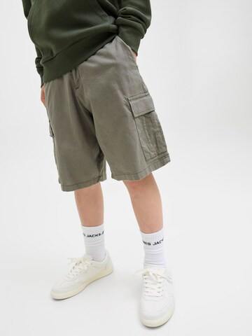 Jack & Jones Junior Loosefit Broek in Groen: voorkant