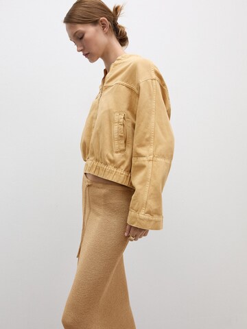 Jupe 'JADORE' MANGO en or