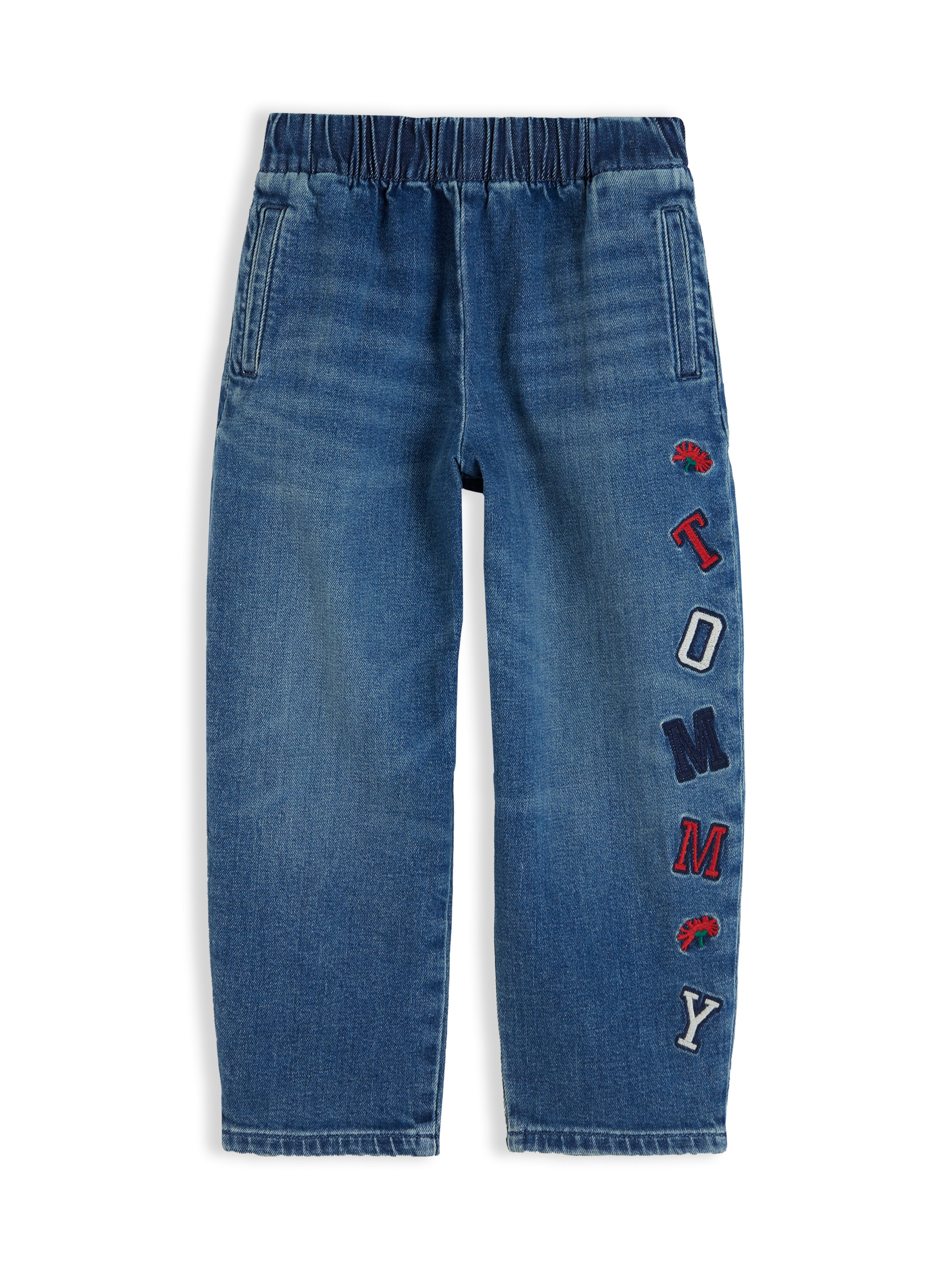 TOMMY HILFIGER - Loosefit Calças de ganga em azul: frente