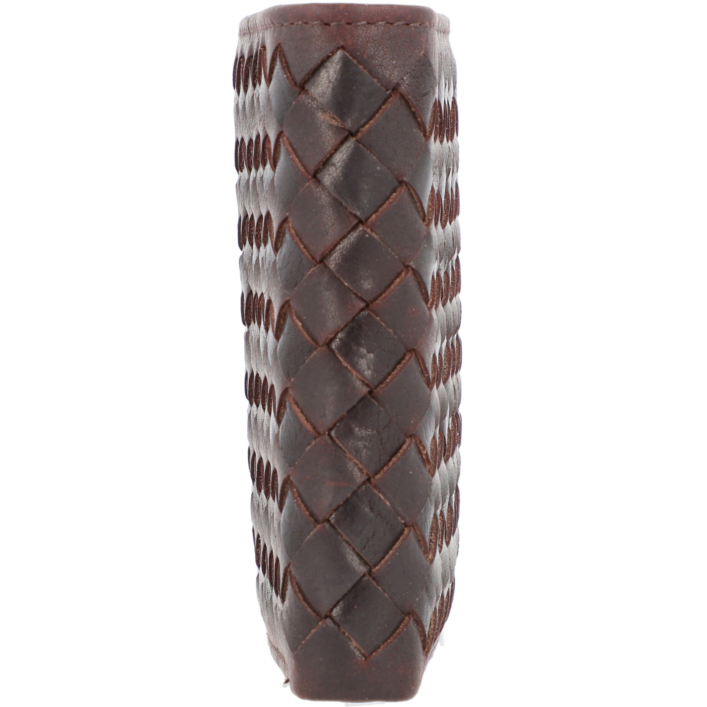 Porte-monnaies 'Woven' bugatti en marron