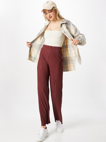 Loosefit Pantalon 'Sissi' Gina Tricot en marron