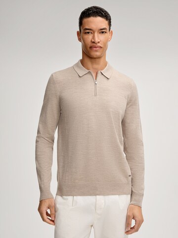 JOOP! Trui 'Dondor' in Beige: voorkant