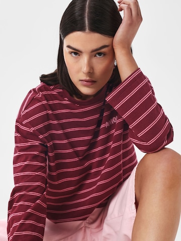PIECES Shirt in Rood