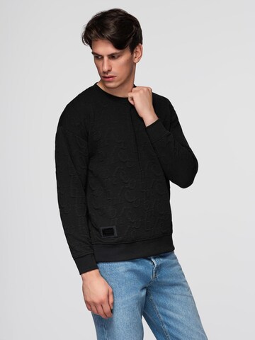 Ombre Sweatshirt 'B1712' in Zwart