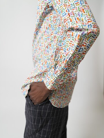 HENRIK Slim fit Button Up Shirt in Mixed colors