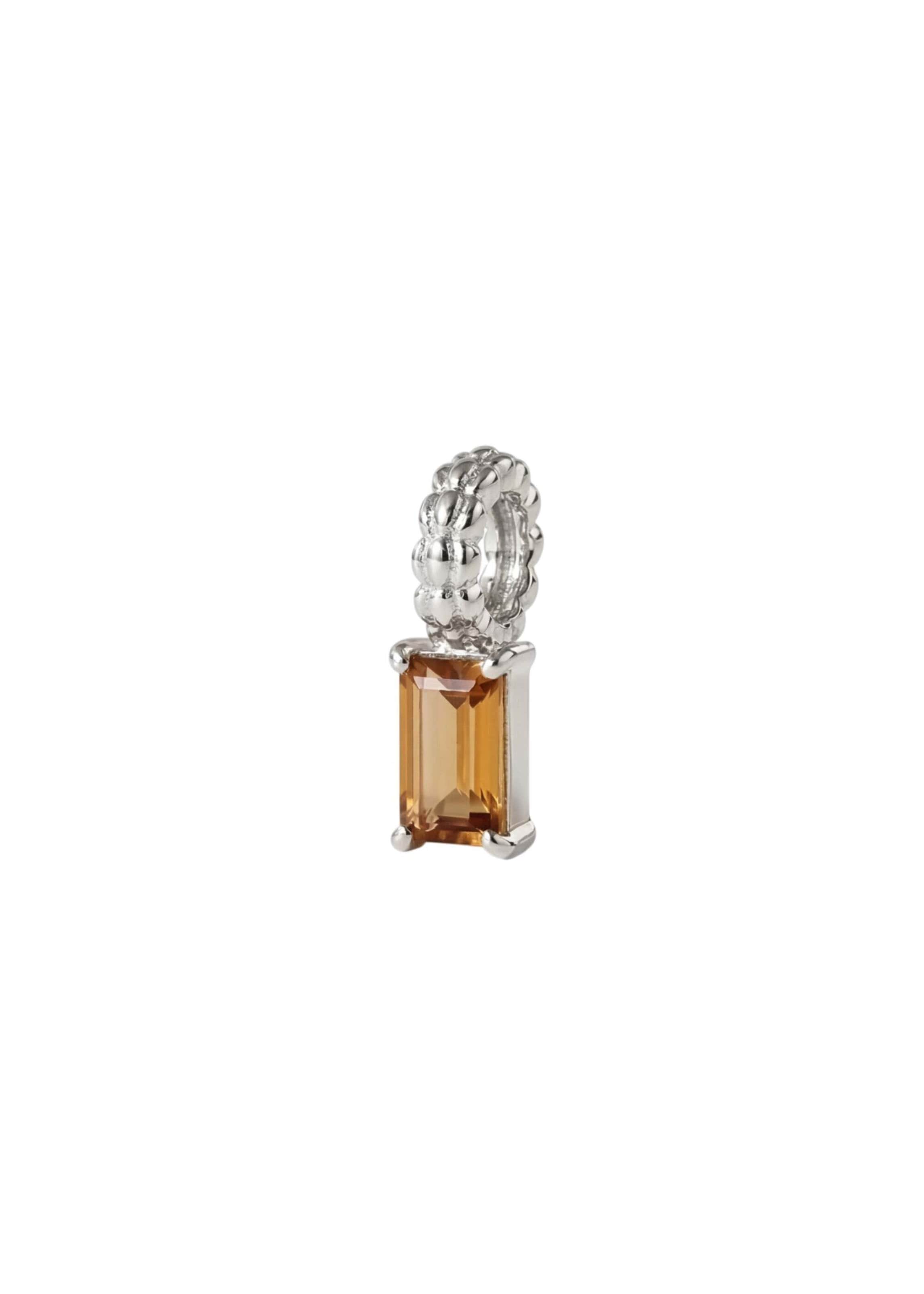 Pendentif 'November Citrin' PURELEI en jaune : devant