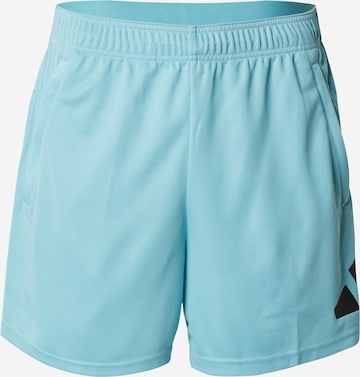 žalia ADIDAS PERFORMANCE Sportinės kelnės 'Essentials': priekis