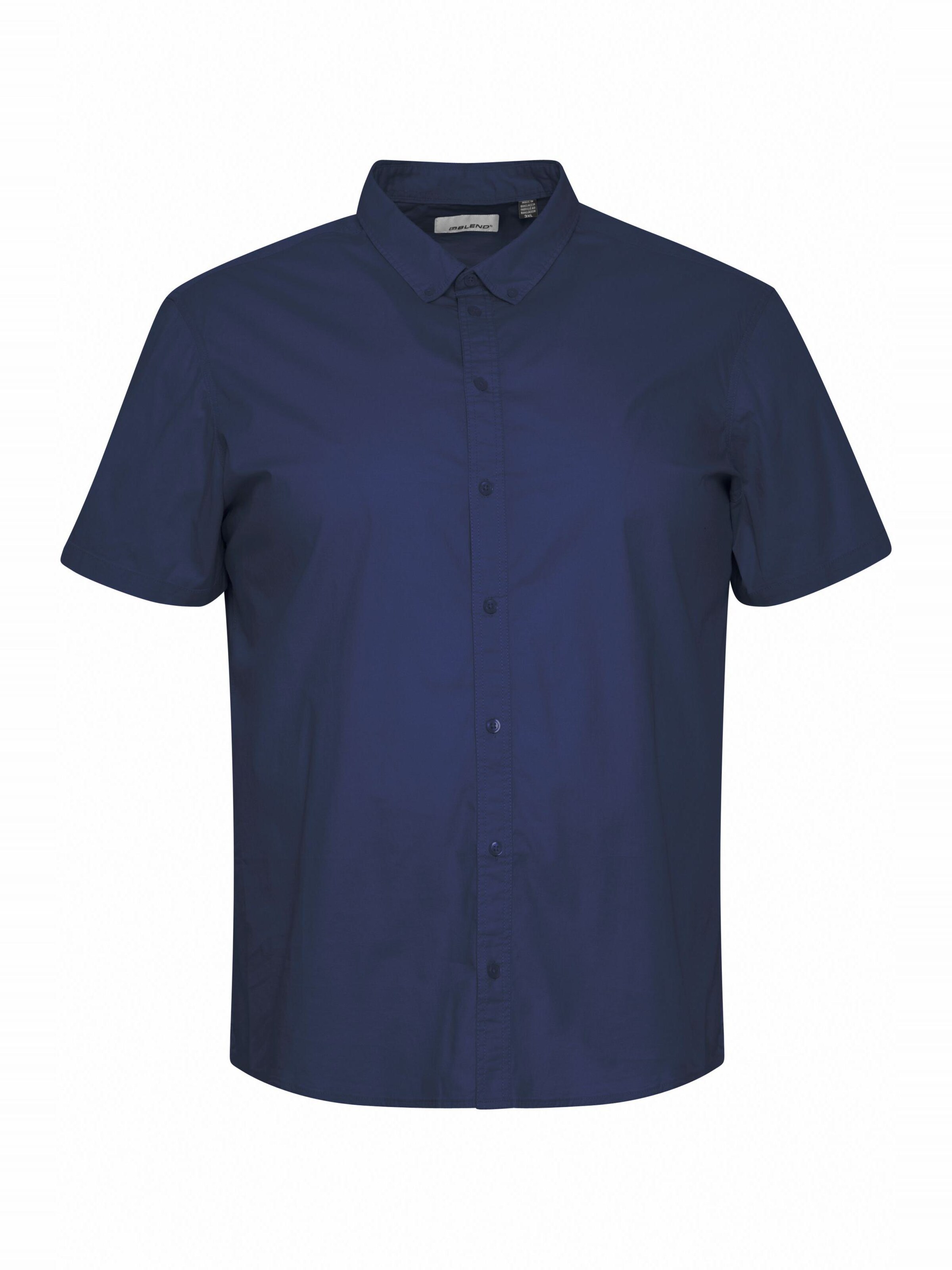 BLEND - Ajuste confortable Camisa en azul: frente