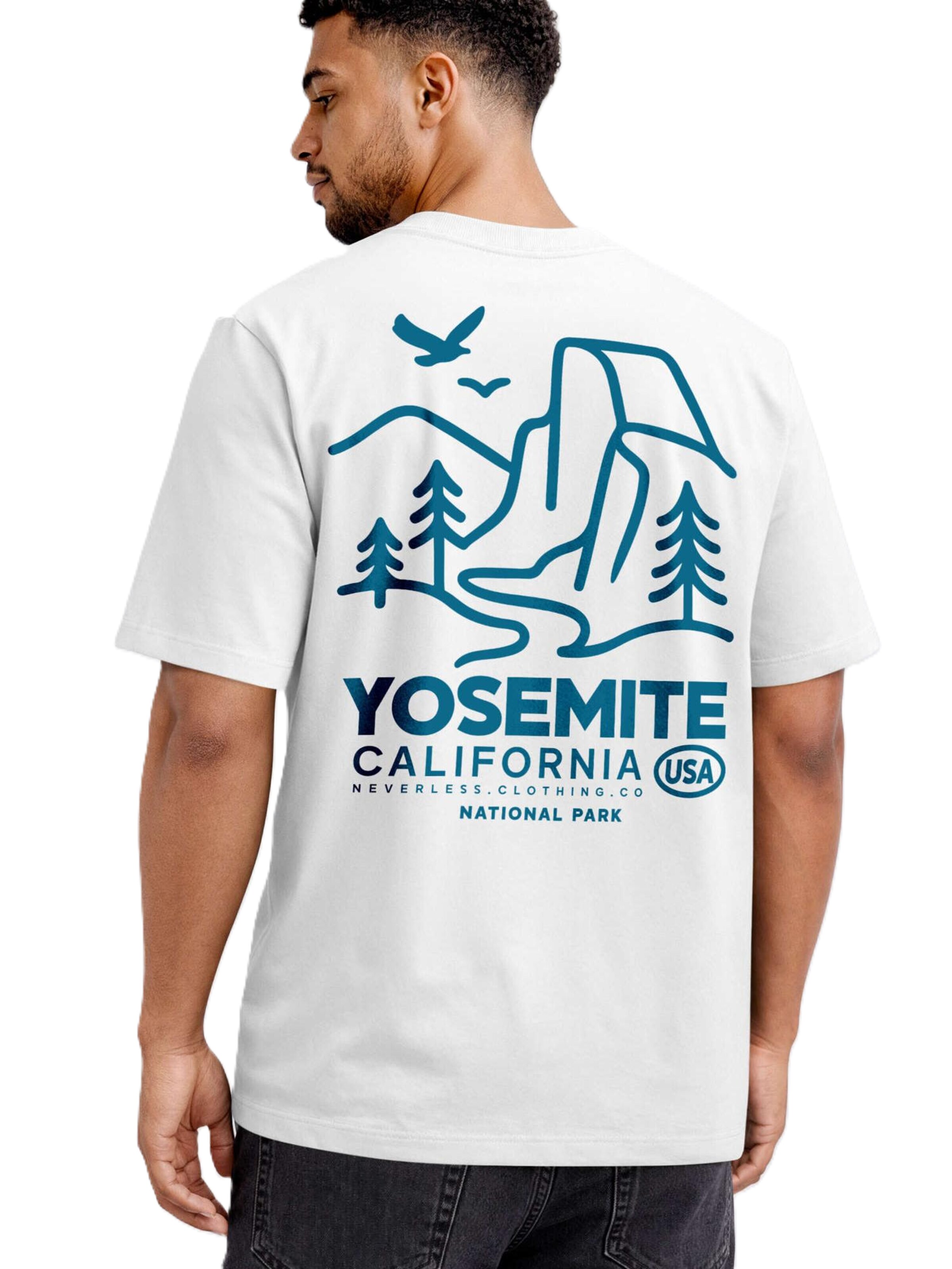 Neverless Shirt 'Yosemite Park' in White