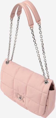 Calvin Klein - Bolso de hombro en marrón: frente