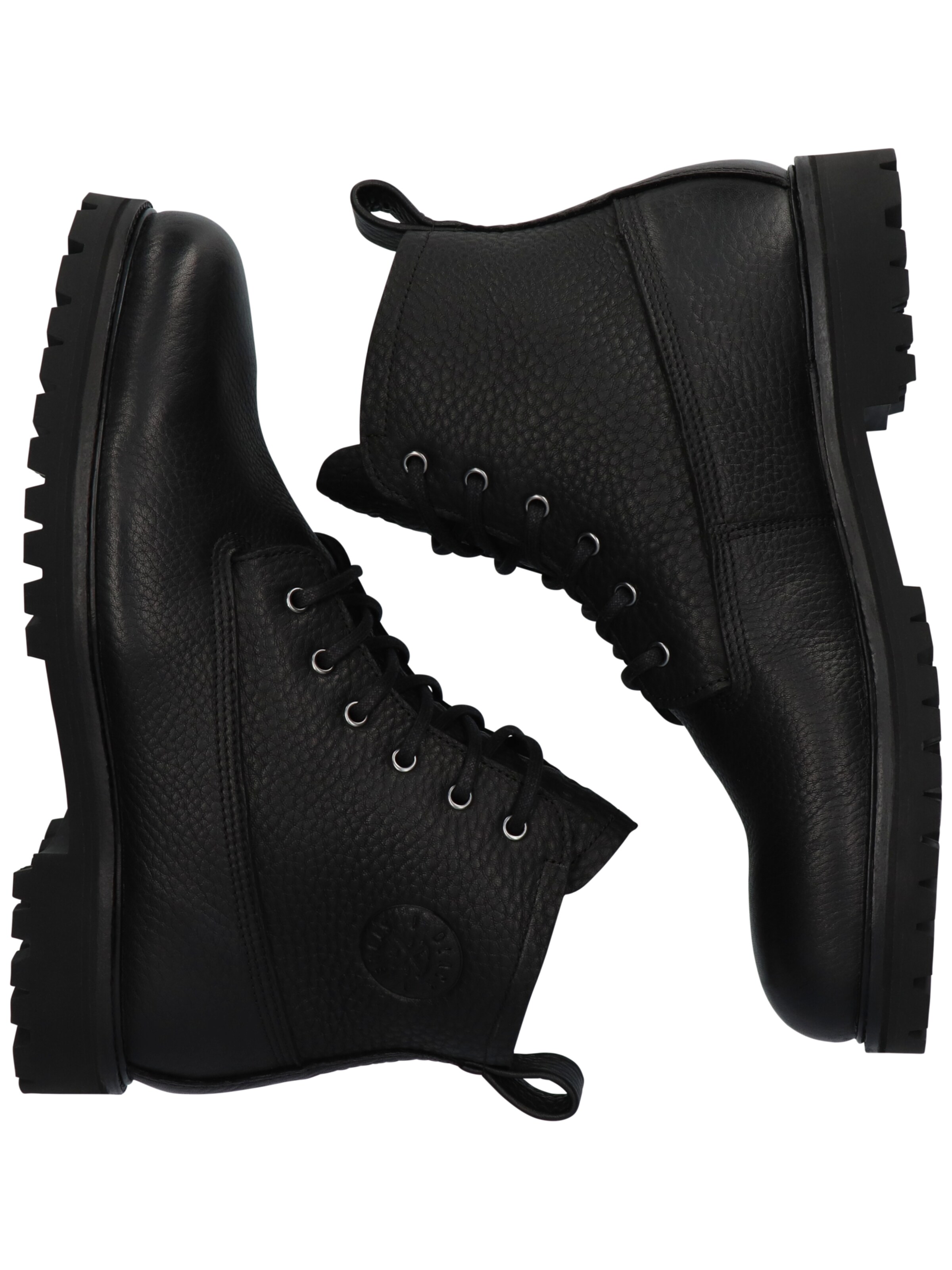 BLACKSTONE Boots med snörning 'Rock Hardy OM62' i svart