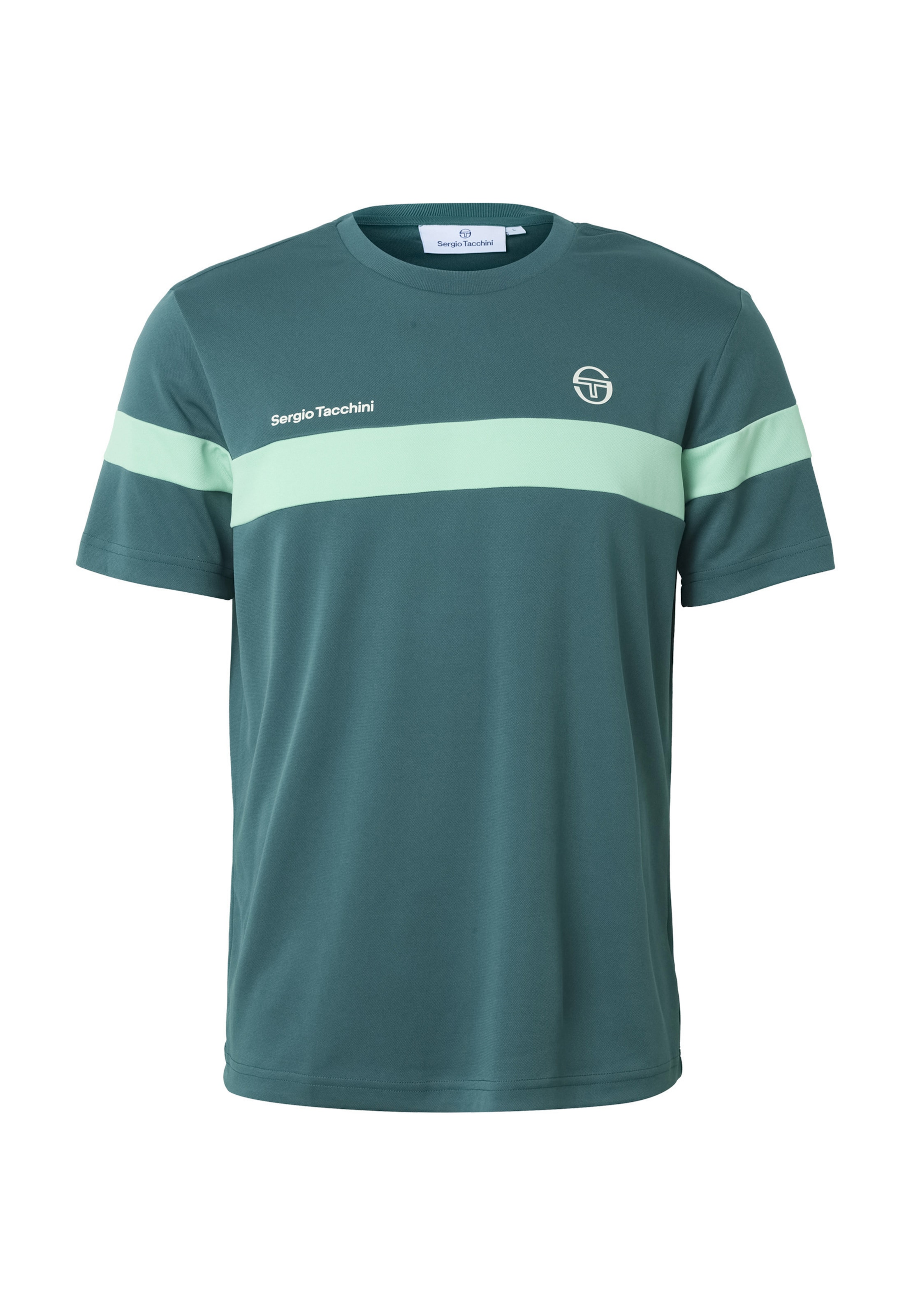 Sergio Tacchini Shirt 'Leone' in Groen: voorkant