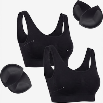 Soutien-gorge de sport 'SORYA – Sport-BH' fashionshowcase en noir : devant
