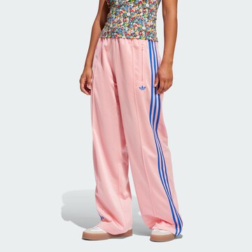 Wide leg Pantaloni sportivi 'Adicolor Classic Firebird' di ADIDAS ORIGINALS in rosa: frontale
