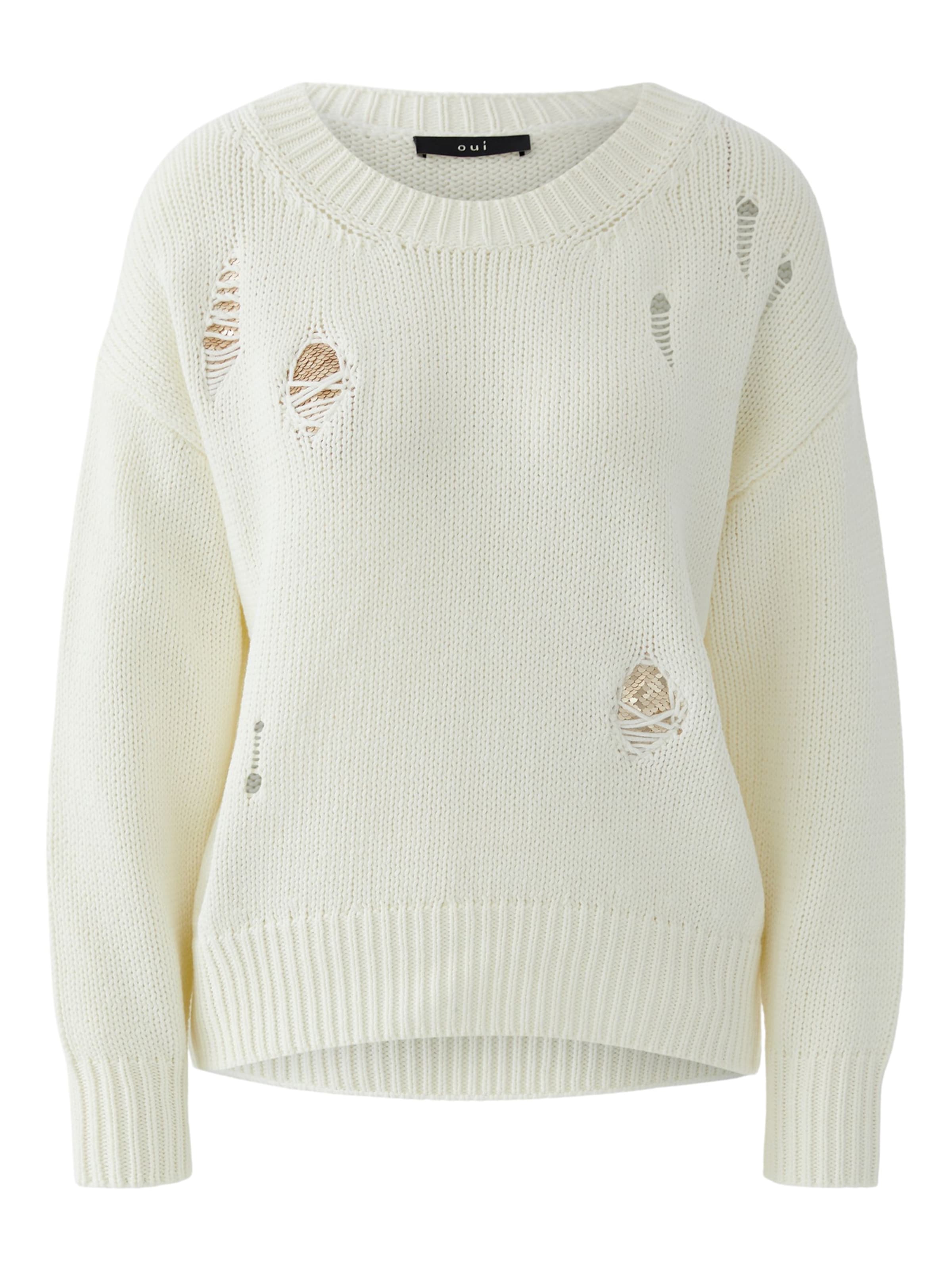 OUI Pullover in Beige: Vorderseite