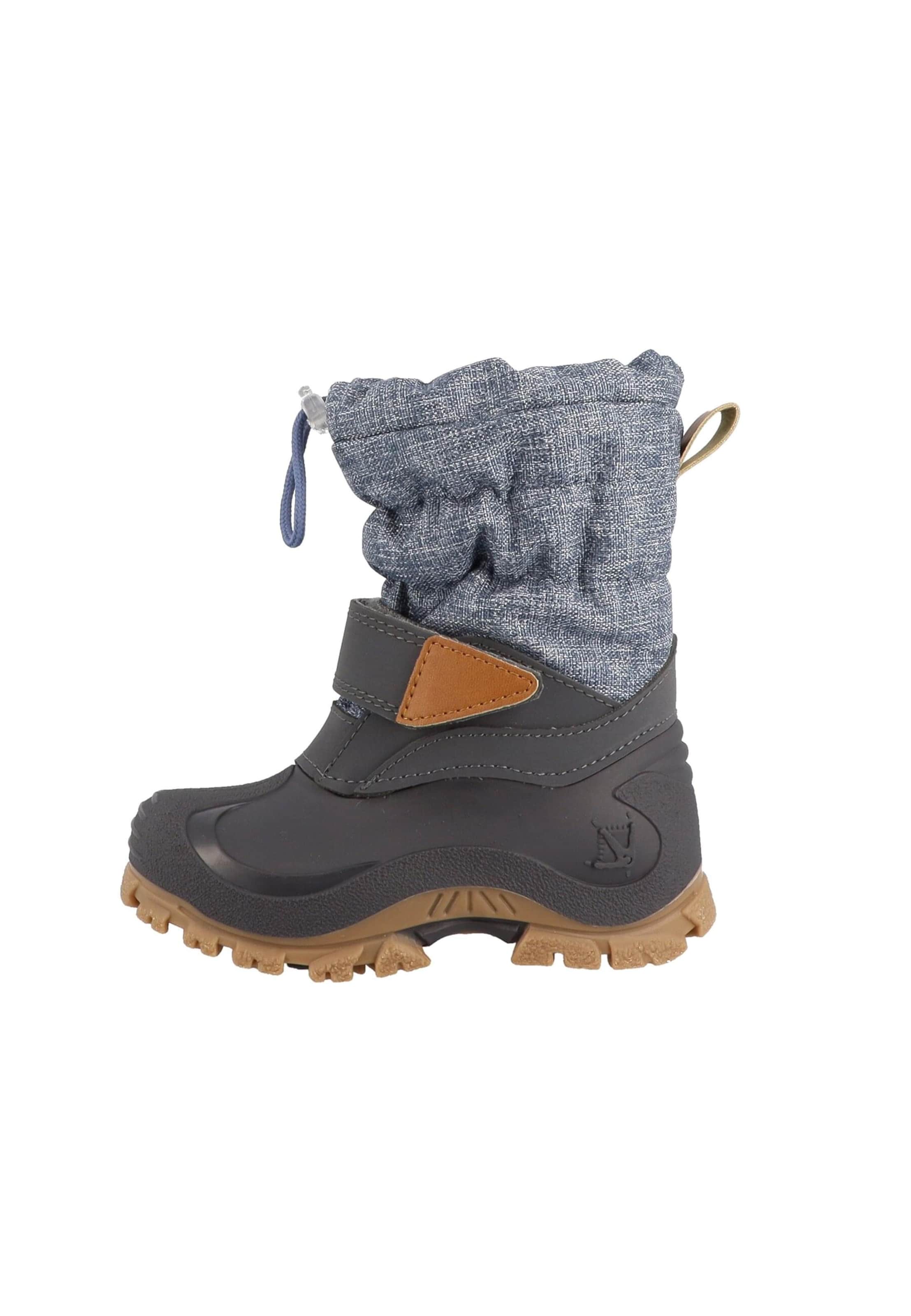 LURCHI Snowboots 'Finn' in Blau: Vorderseite