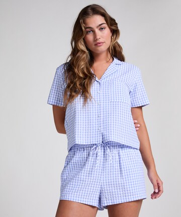 Hunkemöller Pajama shirt in Blue