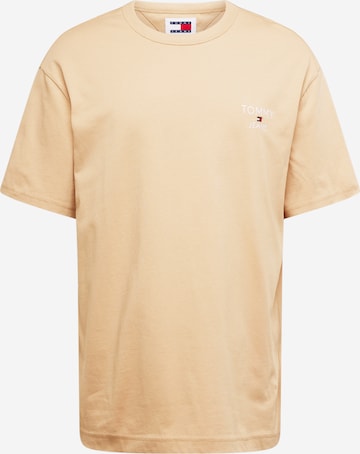 T-Shirt Tommy Jeans en beige : devant