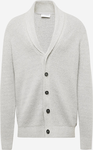 Lindbergh Knit cardigan in Grey: front