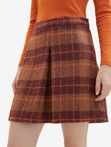 TOM TAILOR Skirt in Brown