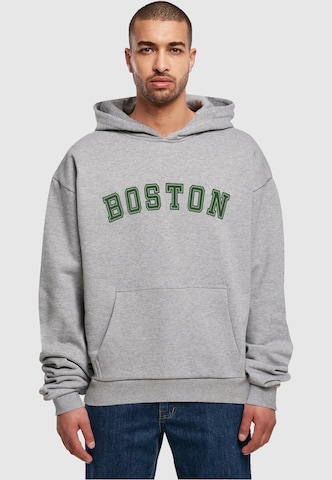 Merchcode Sweatshirt 'Boston' in Grijs: voorkant