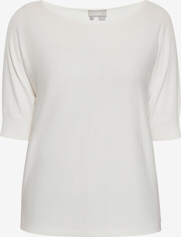 Pull-over Usha en blanc : devant