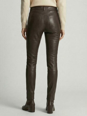 RICANO Skinny Leggings 'PND' in Braun