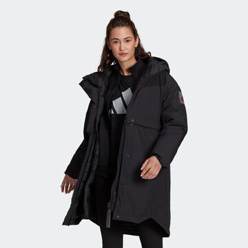 ADIDAS PERFORMANCE Parka 'Myshelter' in Schwarz: predná strana