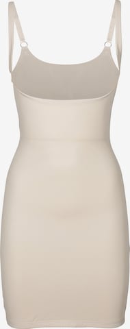 Robe gainante bonprix en beige : devant