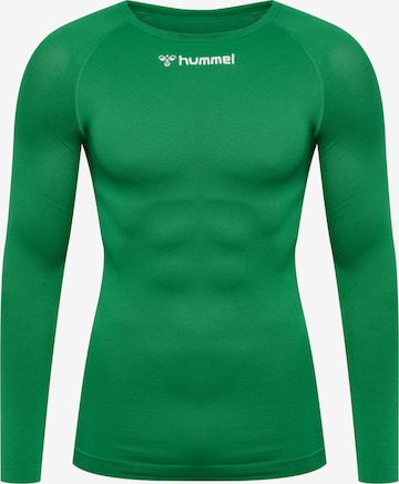 T-Shirt fonctionnel 'Comfort 2.0' Hummel en vert : devant